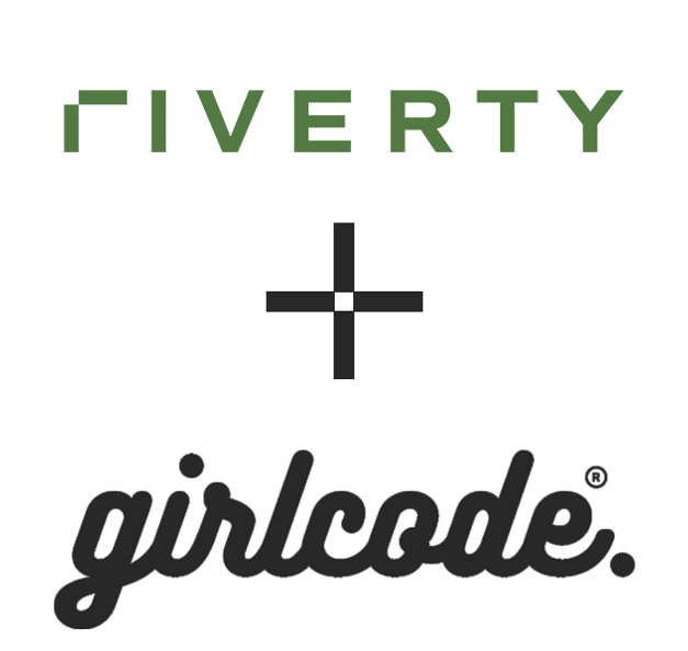 The two logos of Riverty and GirlCode