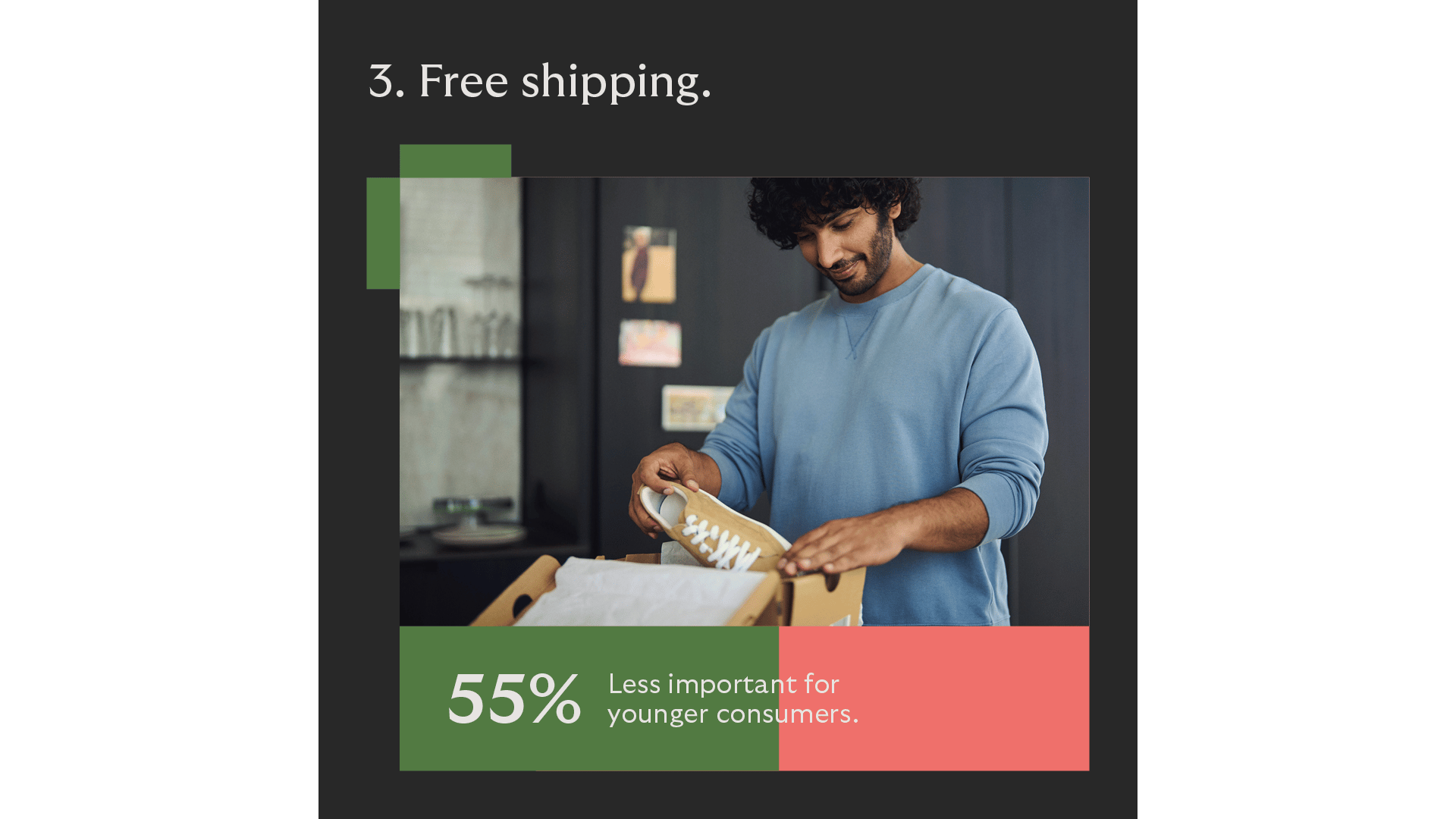 Demand free shipping