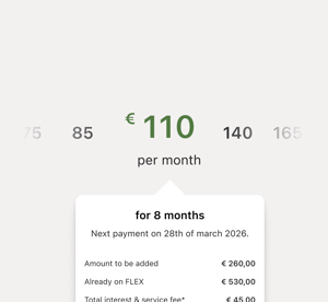 monthly payment