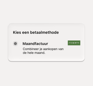 Choose payment method