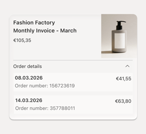 Payment overview