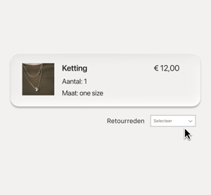 Order tracking and return