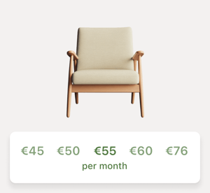 Spread payments over several months with Flex.