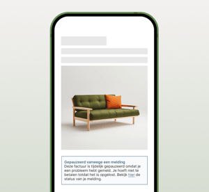 Factuur gepauzeerd in de Riverty app
