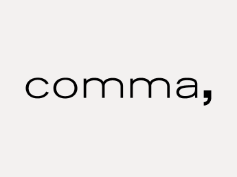 comma, logo