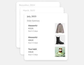 Receive one invoice monthly and combine all your payments in one.