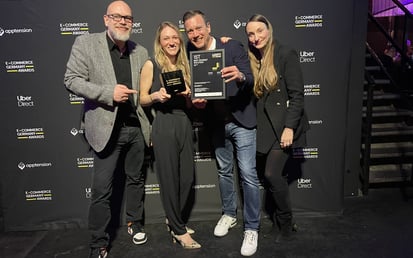 Riverty employees at the Ecommerce Award Ceremony