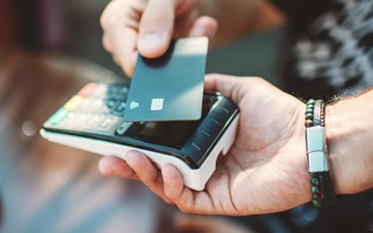 Contactless payment with card