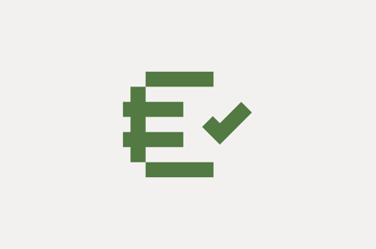 Euro icon with check mark: Purchase the outstanding amount