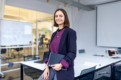teacher in a classroom