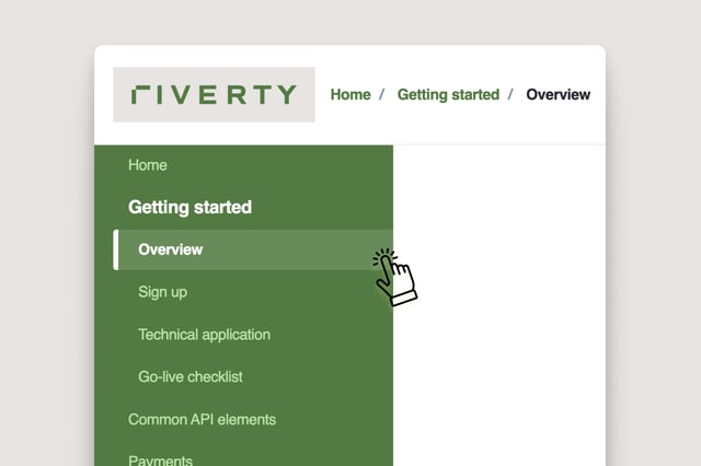 Met Accounting as a Service van Riverty krijg je gedetailleerde en uitgebreide documentatie over hoe je aan de slag kunt gaan.