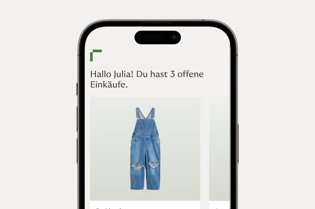 Riverty-App auf einem Smartphone-Bildschirm mit der Rechnungsübersicht.