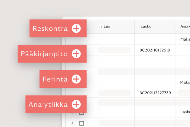 Rivertys Accounting as a Service is an all in one Solution - it offers handling of subledger, general ledger, debt collection and analytics.
