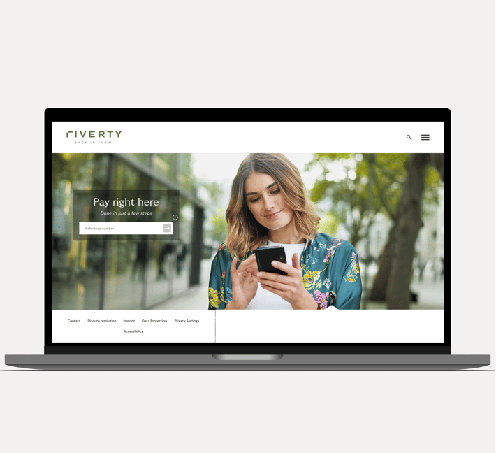 Image of the Riverty Back in Flow Portal