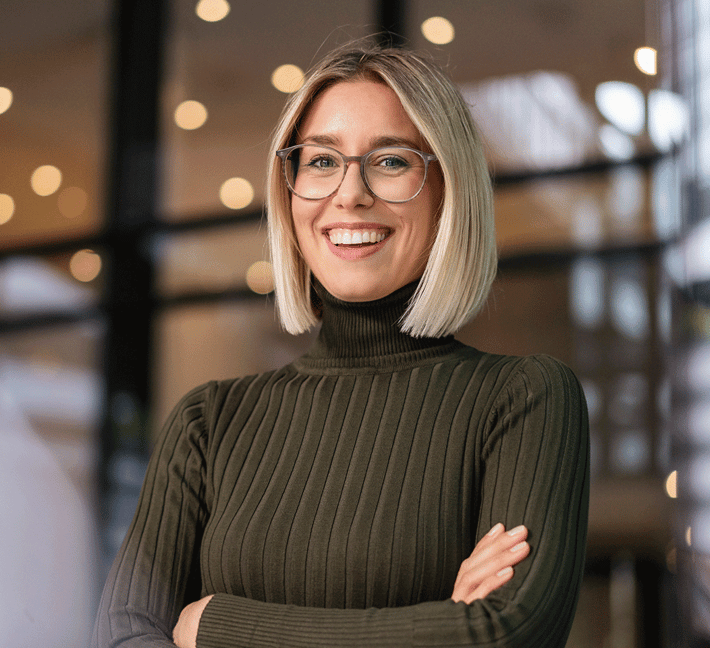 women looking into camera