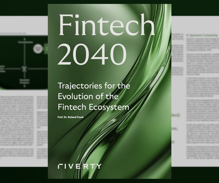 Cover of the report “Fintech 2040. Trajectories for the Evolution of the Fintech Ecosystem".