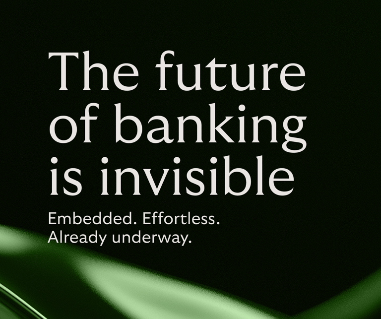 Infographic showing the future of banking is invisible