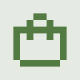 Shopping bag icon on light vanguard background